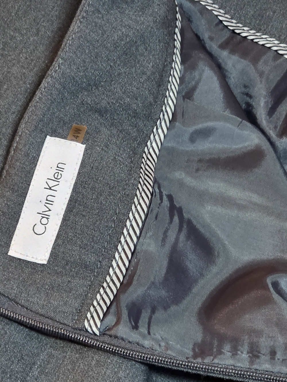 Calvin Klein Pencil Skirt Women's 14W Gray - Picture 5 of 11